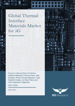 Global Thermal Interface Materials Market for 5G: Focus on Various Kinds of Thermal Interface Materials (Thermal Pads, Gels, Greases, Phase Change Materials, Taps, Graphite Sheets, and Gap Fillers) and Their Application Segments (2021-2026)