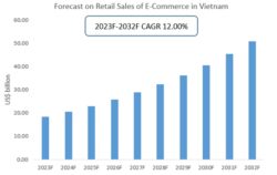 Forecast on Retail Sales of E-Commerce in Vietnam 2023-2032